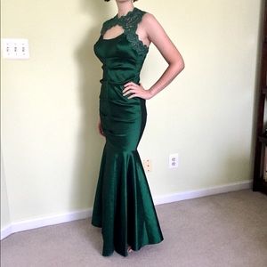 Mermaid/ruched prom dress from Macy's